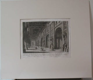 Item #18359 Veduta interna della Basilica di S. Giovanni in Laterano . . . (copperplate engraving...