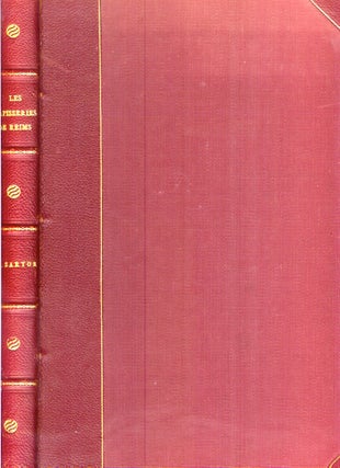 Item #19578 LES TAPISSERIES, TOILES PEINTES & BRODERIES DE REIMS. M. . Preface de Jules Guiffrey...