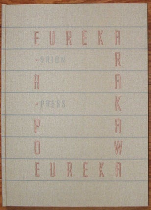 Item #20610 EUREKA: A Prose Poem. An Essay on the Material and Spiritual Universe. (With an...