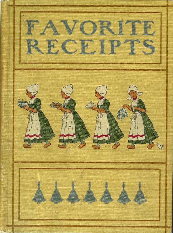 Item #21410 FAVORITE RECEIPTS. Published by the Ladies of the Art Booth of the First Congregational Church Fair. December 1-2, 1903. Mrs. J. M. Coburn.