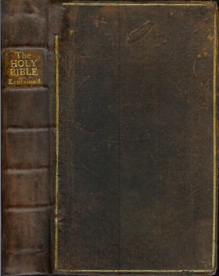Item #22173 THE HOLY BIBLE, OR THE OLD AND NEW TESTAMENT EXPLAINED BY QUESTION AND ANSWER:; from...