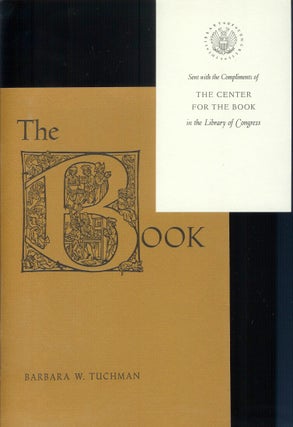 Item #22709 THE BOOK: A Lecture Sponsored by the Center for the Book in the Library of Congress...