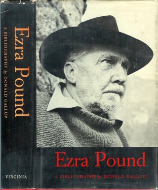 Item #22836 EZRA POUND: A Bibliography. Donald Gallup