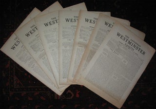 Item #23076 7 ISSUES OF "THE SATURDAY WESTMINSTER GAZETTE" EACH CONTAINING THE FIRST APPEARANCE...