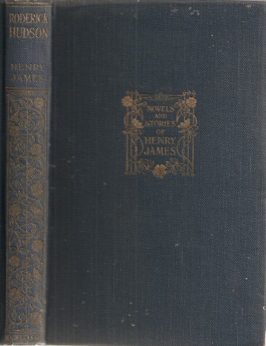 Item #23687 Roderick Hudson (first volume of "Novels and Stories of Henry James"). Henry. With an introductory James, Percy Lubbock, a, the author.
