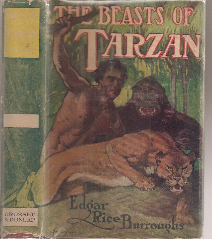 Item #23693 THE BEASTS OF TARZAN. Edgar Rice Burroughs.