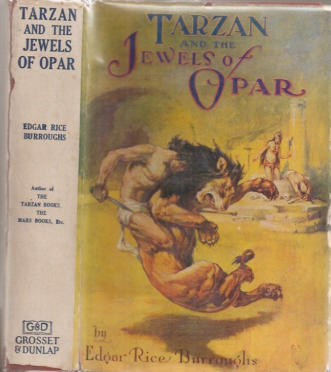 Item #23695 TARZAN AND THE JEWELS OF OPAR. Edgar Rice Burroughs.